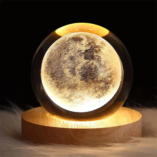 Moon Crystal Ball Lamp