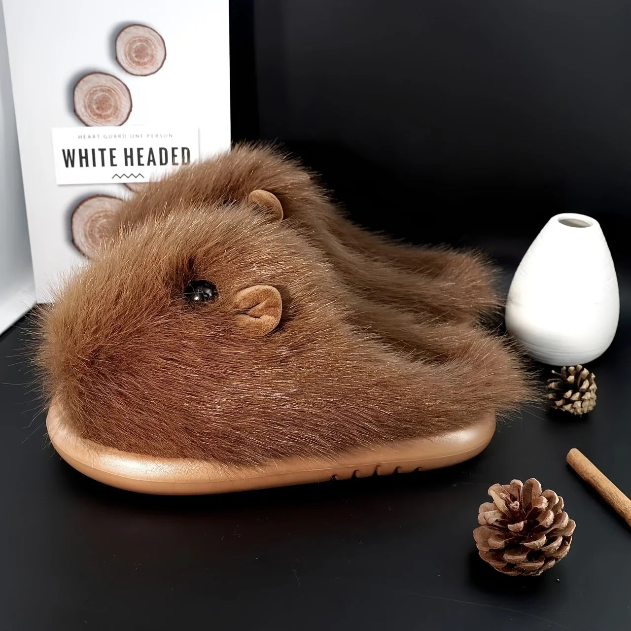 Fluffy & Cozy Capybara Slippers