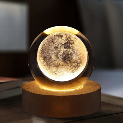 Moon Crystal Ball Lamp
