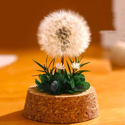 Eternal Dandelion Glass Dome