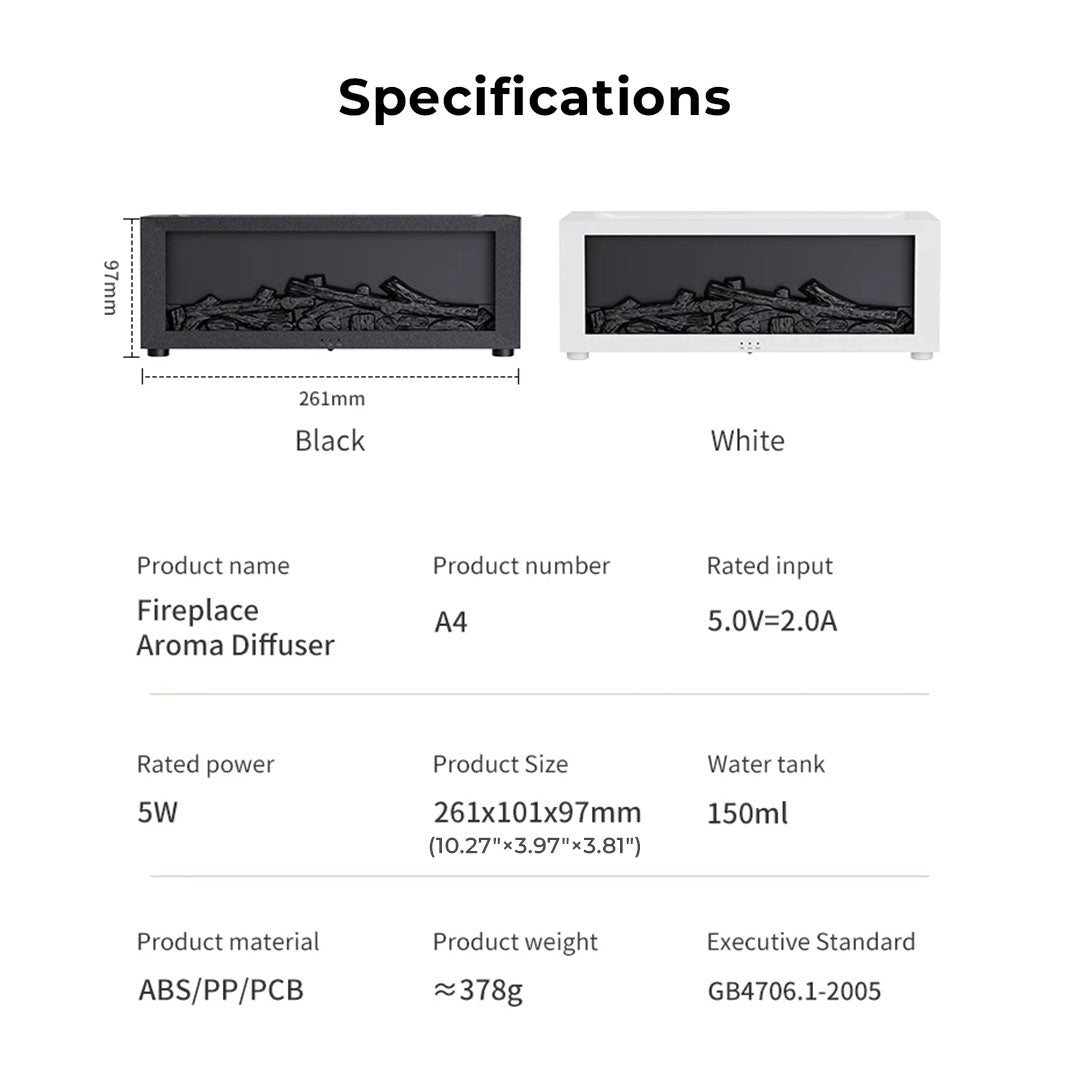 Fireplace Flame Aroma Diffuser