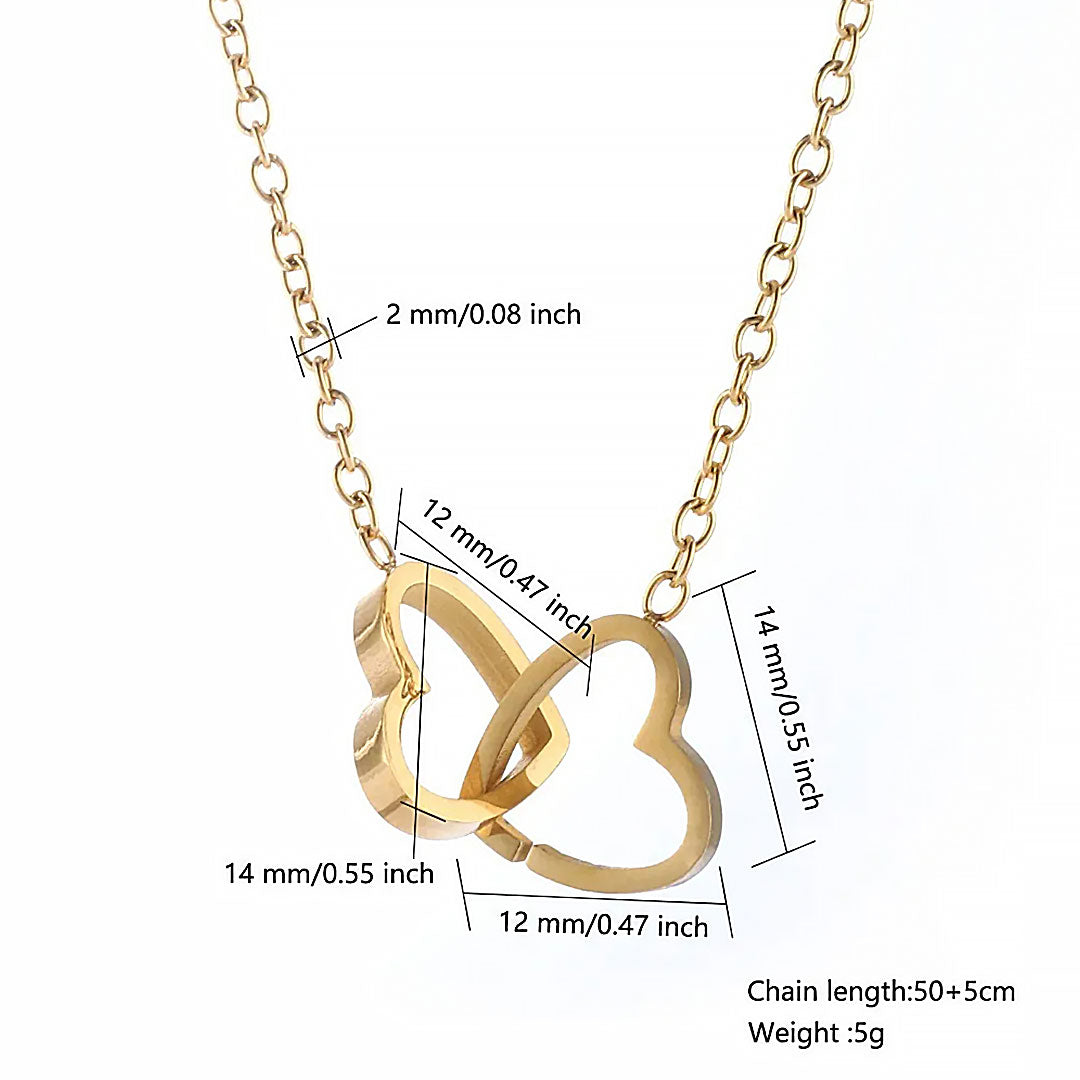 Teddy Bear with Rose & Necklace